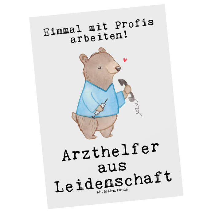 Postcard Medical assistant passion