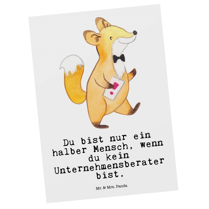 Postkarte Unternehmensberater Herz