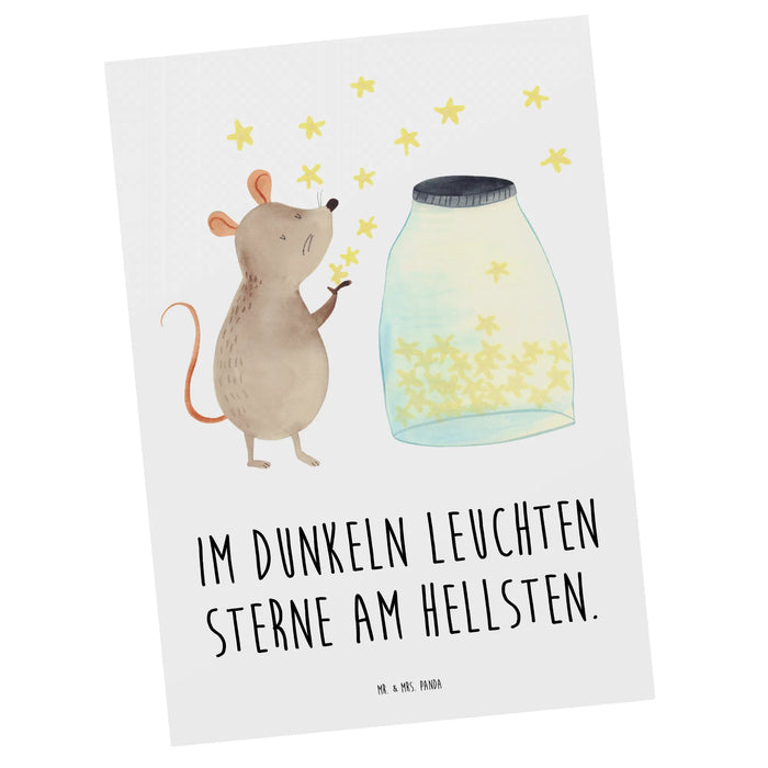 Postkarte Angst vor Dunkelheit überwinden