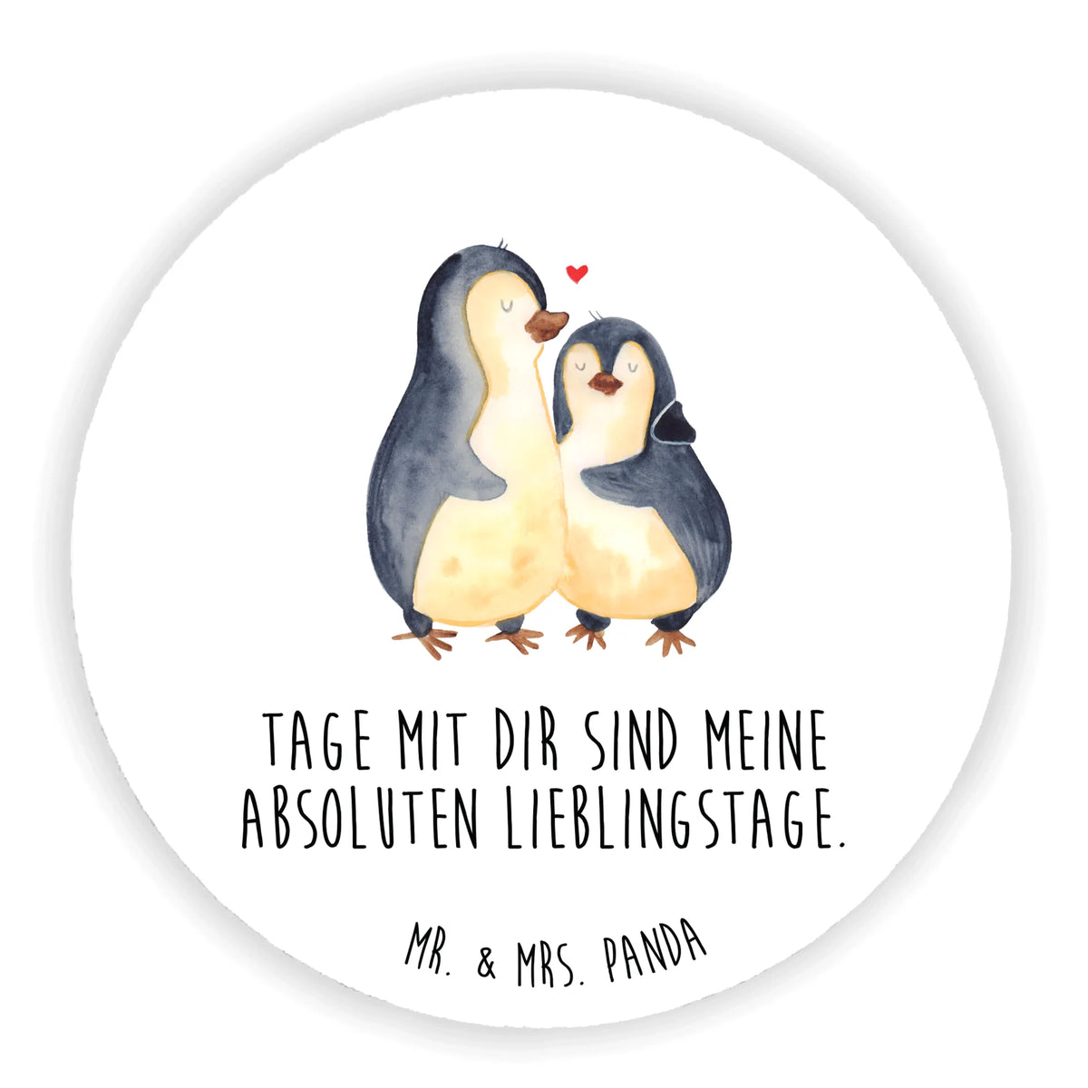 Round magnet Penguin embrace magnetic board, refrigerator magnets, calendar magnet, office magnet, magnet, refrigerator magnet, Penguin, North Pole, Winter, Penguins, anniversary, love, engagement, wedding, penguin, wedding gift, wedding day, love gift, proof of love, lovers