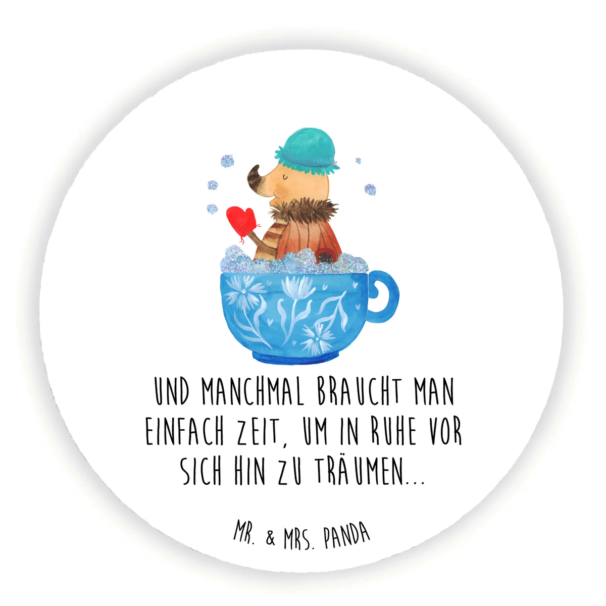 Okrągły magnes Ćma kąpiel pianowa