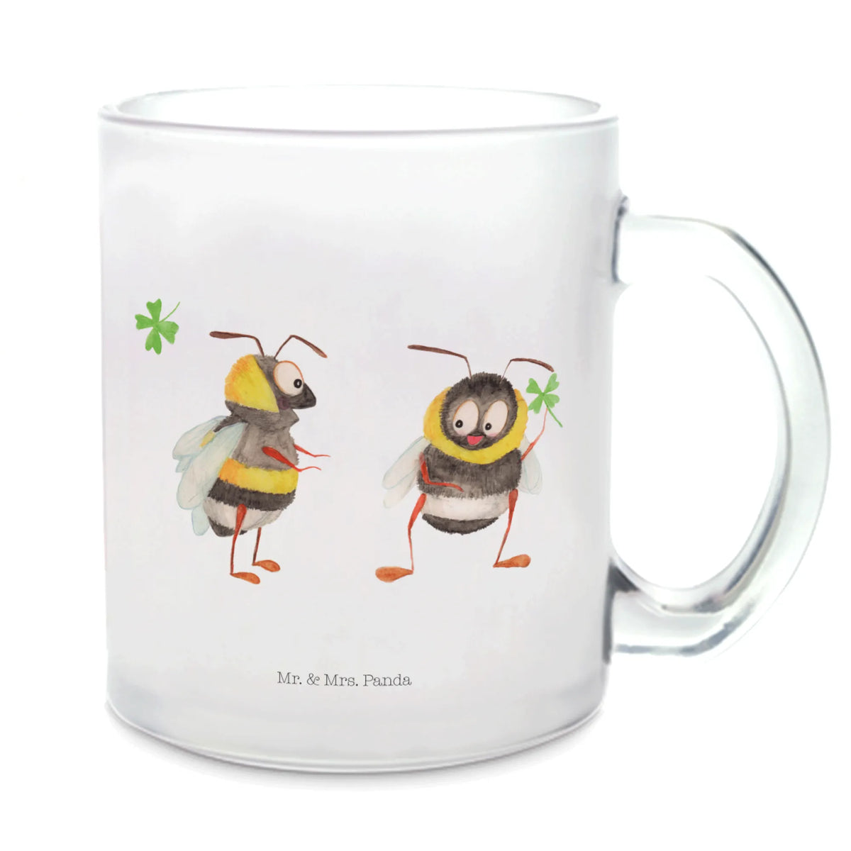 Teetasse Hummeln Kleeblatt Glas Teebecher, getränkeglas, Motivtasse, Kakaotasse, Pott, Haferl, Henkelbecher, Glasbecher, Häferl, Teeglas, Trinkglas, Teetasse aus Glas, Teetasse, getränkebecher, Teetasse Glas, Tee Tasse, glastasse, Henkeltasse, Lustige Sprüche, Tiere, Tiermotive, Gute Laune, Biene, Spruch Fröhlich, Spruch Positiv, Biene Deko, Spruch schön, glücklich Werden, Hummel, glücklich sein