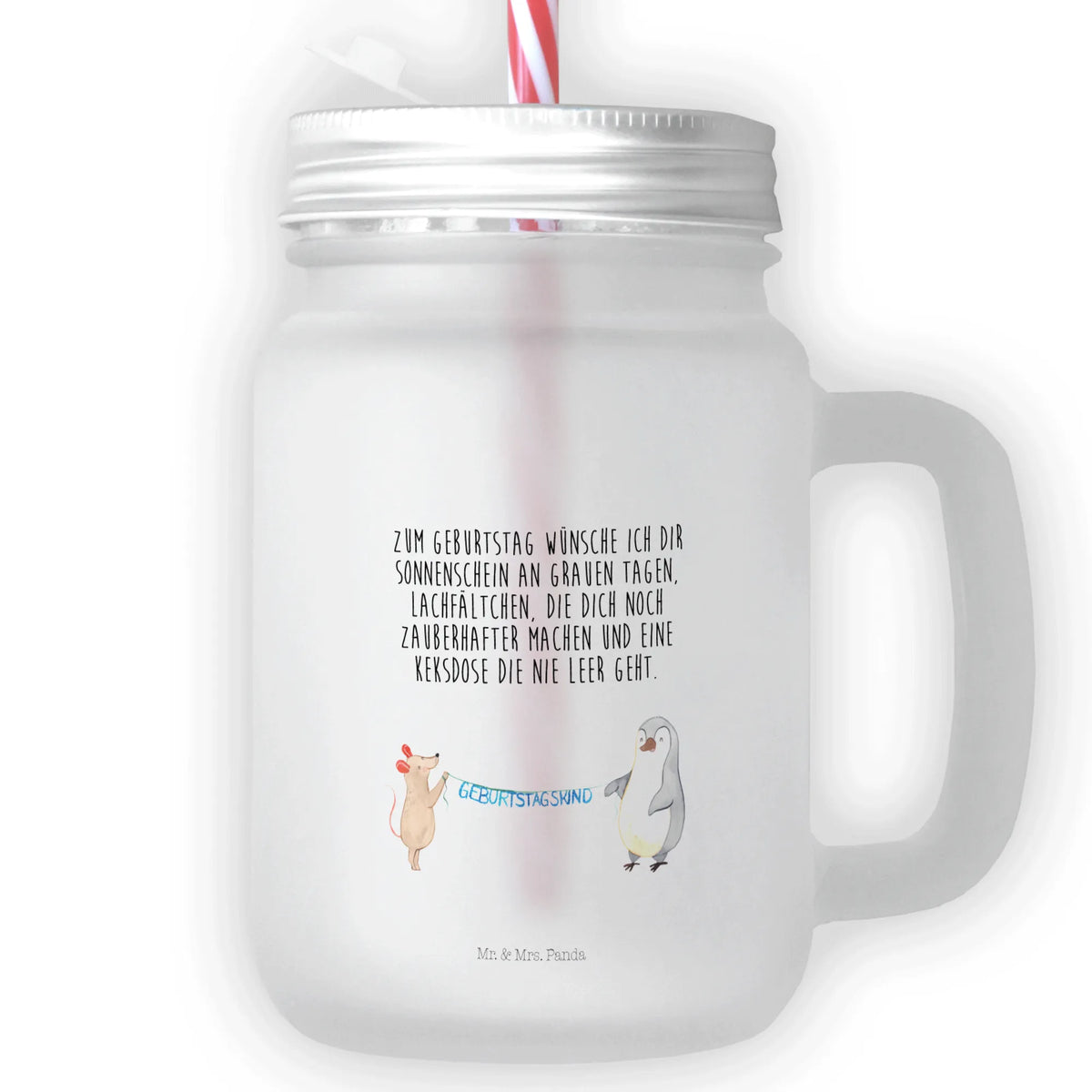 Mason jar drinking glass mouse penguin Birthday preserving glass, summer glass, drinking glass, Mason Jar, cocktail glass, glass, handle glass, Birthday, celebration, party, birthday party, friends, family, birthday wish, birthday present, birthday cards, 18th birthday, 30th birthday, 40th, 50th, 60th, 70th, 80th, 90th, 90th., gift ideas, gifts for girlfriend, boyfriend, mom, dad, brother, sister, congratulations, funny, sayings, 1 year, money gifts, guest gifts, gifts online, gift basket, special gifts, unusual gifts, extraordinary gifts, gift package, original gifts, gift items, special birthday gifts, Birthday present, Present, Mouse, Birthday party, Penguin, Happy Birthday