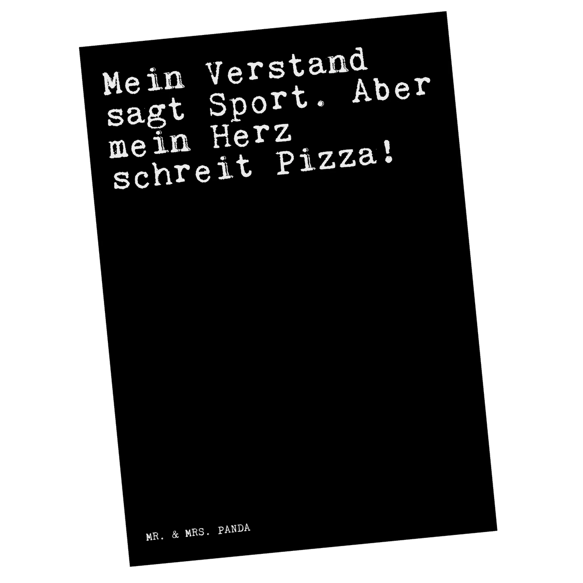Pocztówka Mein Verstand sagt Sport.... Przysłowie, przysłowia, zabawne przysłowia, mądrości, cytaty, prezenty z przysłowiami
