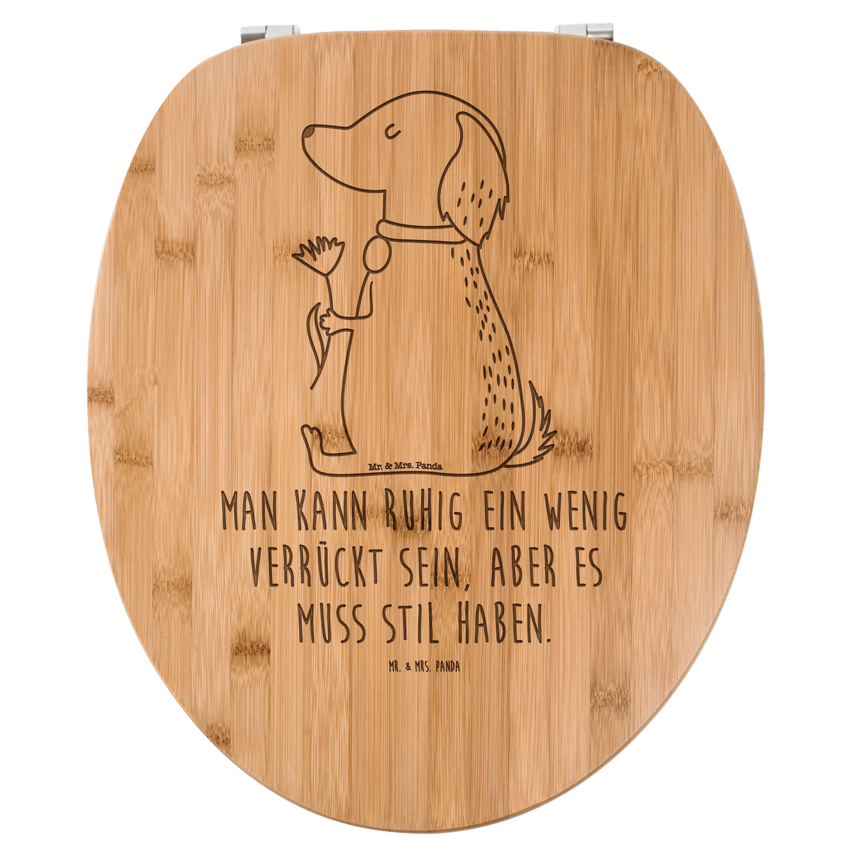 Deska sedesowa pies kwiat