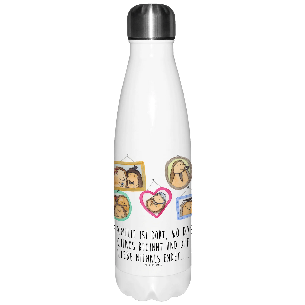 Insulated bottle Hedgehog family