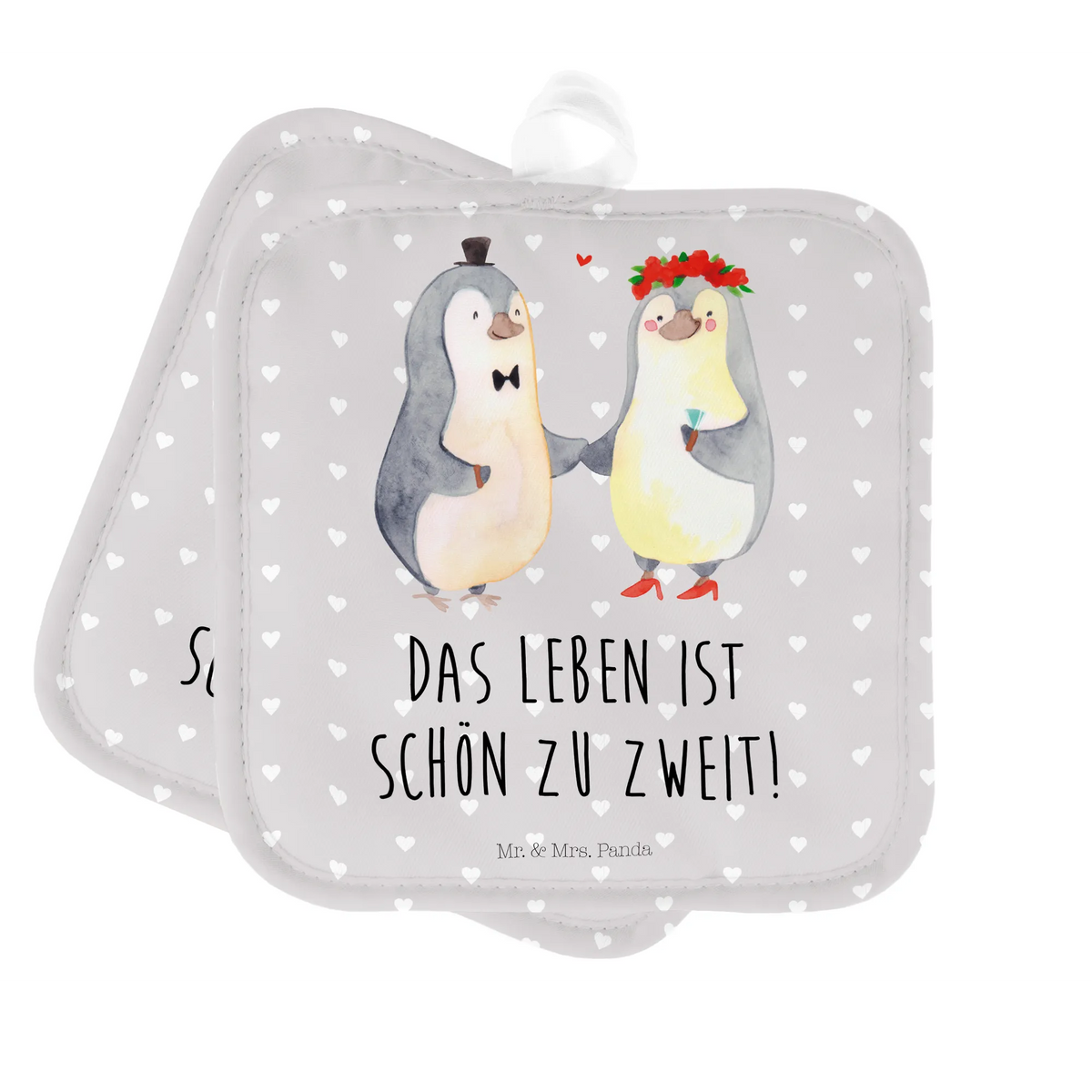 2er Set Topflappen  Pinguin Heirat Topflappen Set, Kochlappen, Zwei Topflappen, Topflappenset, Doppel Topflappen, Topfuntersetzer, topfhalter, Topflappen, Ofenlappen, 2er Set Topflappen, Topflappen im Doppelpack, Topflappen 2er Set, Verlobung, Freund, Heiraten, Partner, Heiratsantrag, Liebesgeschenk, Hocheitstag, Ehemann, Freundin, Ehefrau, Jahrestag, Liebe