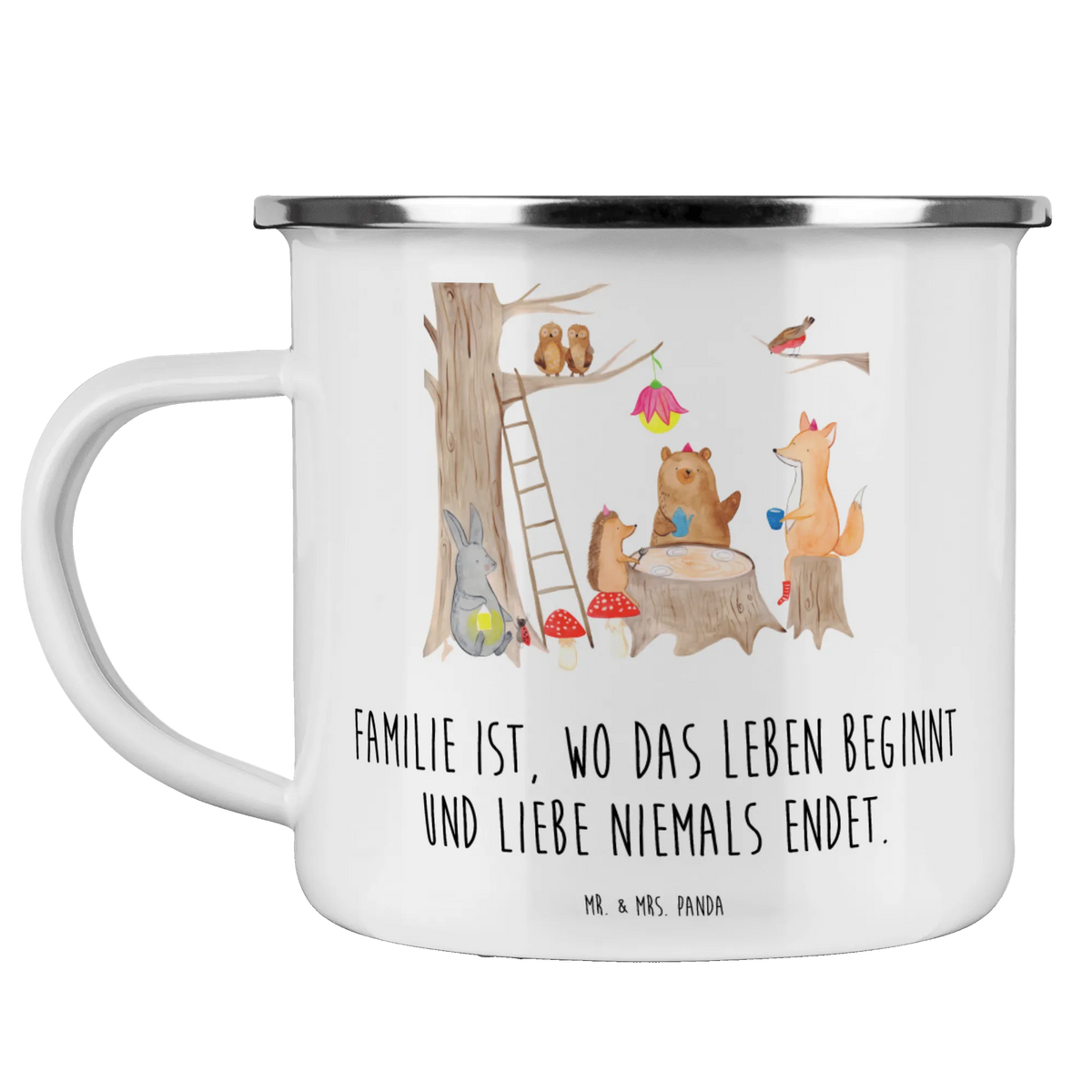 Kempingowy kubek emaliowany zwierzęta leśne piknik emaillebecher, Emailletasse, reisetasse, Kaffeepott, blechbecher, Teetasse, Pott, Tasse Emaille, metallbecher, wanderbecher, Motivtasse, Outdoor Tasse, wandertasse, Emaille Tasse, Teebecher, Haferl, Emaille Becher, Campingbecher, outdoortasse, Campingtasse, becher emaille, Outdoor Becher, Reisebecher, Blechtasse, Gute Laune, Tiermotive, Tiere, Lustige Sprüche, Eichhörnchen, Wald, Fuchs, Igel, Picknick, Hase, Maus, Waldtiere