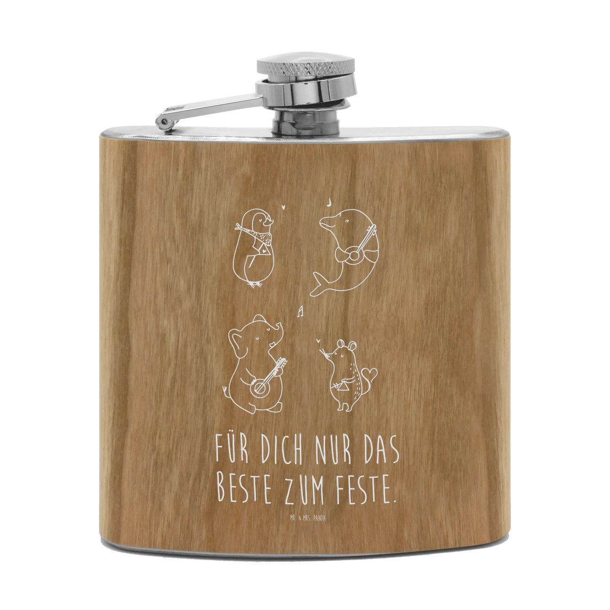 Flachmann Big Band Flachmann Edelstahl, edelstahl flachmann, spirituosenflasche, Flachmann, feldflasche, Flachmann Aus Edelstahl, Schnaps Flachmann, Taschenflachmann, Whisky Flachmann, holz flachmann, Hip Flask, schnapsflasche, Flachmann Holz, Likörflasche, outdoor flachmann, Alkoholflasche, Wodka Flachmann, taschenflasche, Flachmann Outdoor, Rum Flachmann, Lustige Sprüche, Tiere, Tiermotive, Gute Laune, Elefant, Triangel, Delfin, Pinguin, Hund, Musikanten, Band, Musik, Gitarre, Maus