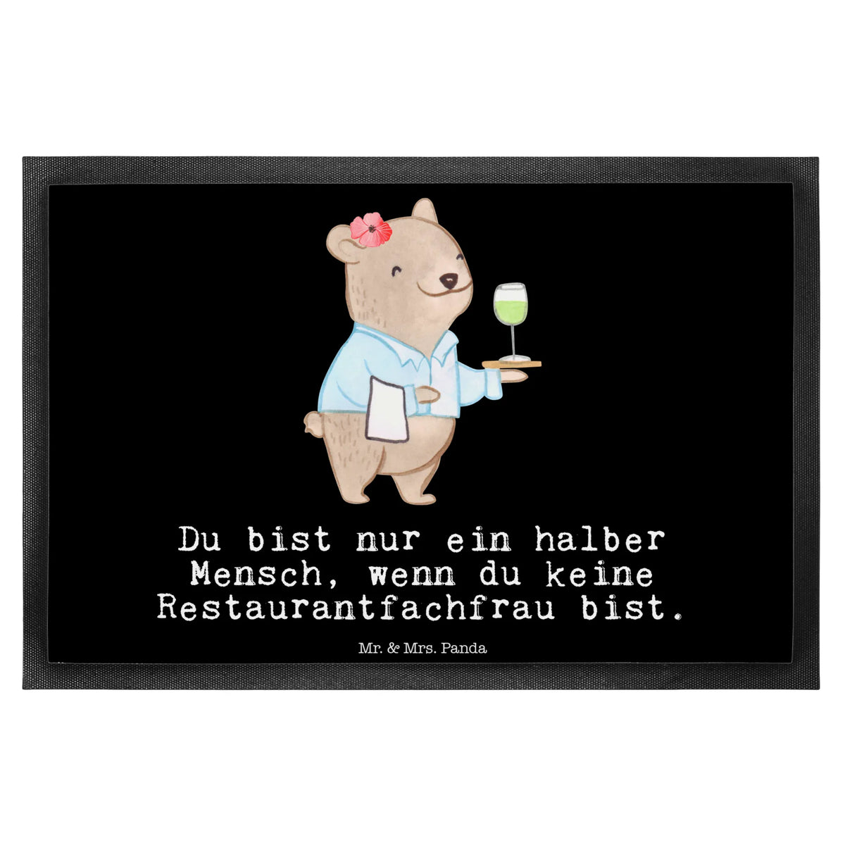 Fußmatte Restaurantfachfrau Herz Outdoor-Matte, Schmutzmatte, Schmutzfangteppich, Schuhabstreifer, Haustürmatte, Eingangsteppich, Gummimatte, Eingangsmatte, Sauberlaufmatte, bodenmatte, Abtretmatte, fußmatte, Fußabtreter, Abtreter, Fussmatte, teppichmatte, matte haustür, Schmutzfangmatte, flurmatte, Bodenvorleger, abstreifer, Gummi-Fußmatte, hausmatte, außenmatte, Fußabstreifer, Schmutzfänger, Vorleger, Türvorleger, Türmatte, Geschenk, Schenken, Jubiläum, Danke, Dankeschön, Beruf, Ausbildung, Abschied, Rente, Kollege, Kollegin, Arbeitskollege, Mitarbeiter, Firma