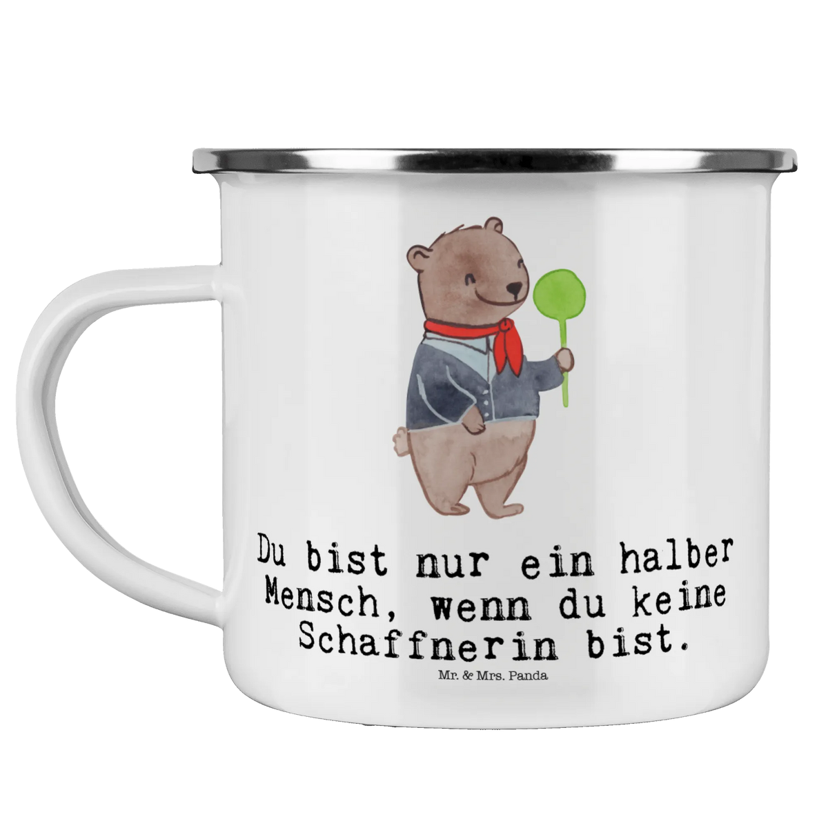 Camping Emaille Tasse Schaffnerin Herz becher emaille, Emailletasse, Reisebecher, reisetasse, Haferl, Emaille Tasse, Motivtasse, Teebecher, Outdoor Tasse, Emaille Becher, Blechtasse, wandertasse, Teetasse, wanderbecher, blechbecher, Tasse Emaille, Kaffeepott, outdoortasse, Campingbecher, metallbecher, Outdoor Becher, Campingtasse, Pott, emaillebecher, Geschenk, Schenken, Jubiläum, Danke, Dankeschön, Beruf, Ausbildung, Abschied, Rente, Kollege, Kollegin, Arbeitskollege, Mitarbeiter, Firma