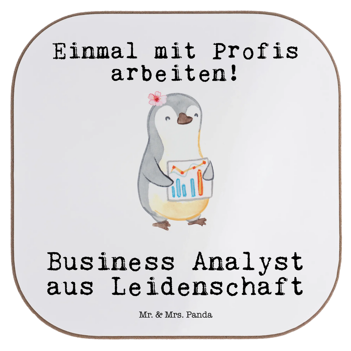 Square coaster Business Analyst passion party, presents, breakfast, glass coasters, Coasters, gift, gifts, gift idea, best, farewell gift, passing exam, anniversary, retirement, promotion, job start, sayings, funny, profession