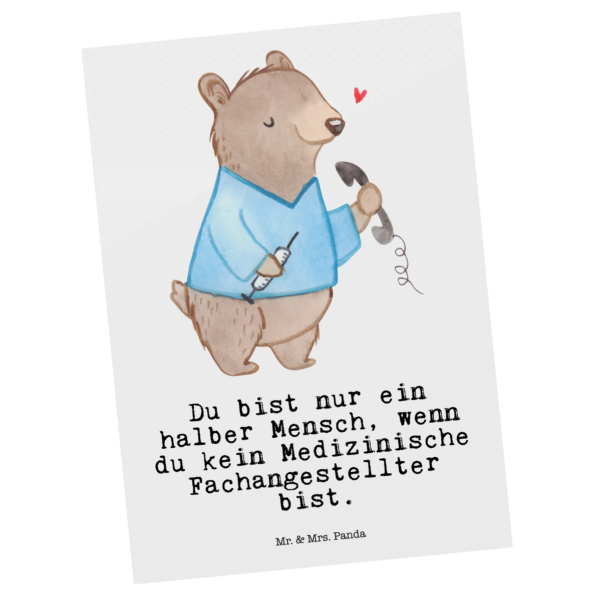 Postcard Medical Assistant heart Ansichtskarte, Kunstkarten, bildkarte, Designkarte, Postkarten, Fotokarte, kunstkarte, Grußkarte, einzelkarte, spruchkarte, Ansichtskarten, Motivkarte, Postkarte, Abschied, Jubiläum, Rente, Kollege, Geschenk, Kollegin, Arbeitskollege, Mitarbeiter, Firma, Danke, Dankeschön, Schenken, Beruf, Ausbildung, Arzthelfer, Medizinischer Fachangestellter, Sprechstundenhilfe