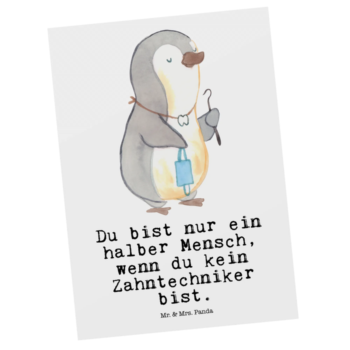 Postkarte Zahntechniker Herz