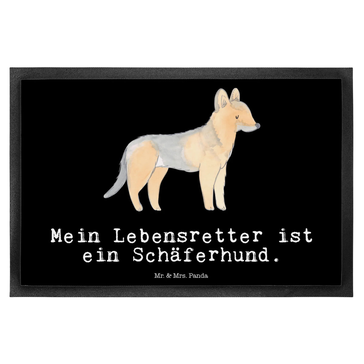 Doormat German Shepherd Lifesaver gift, animal lover, dog breed, purebred dog, dog owner, puppy, giving