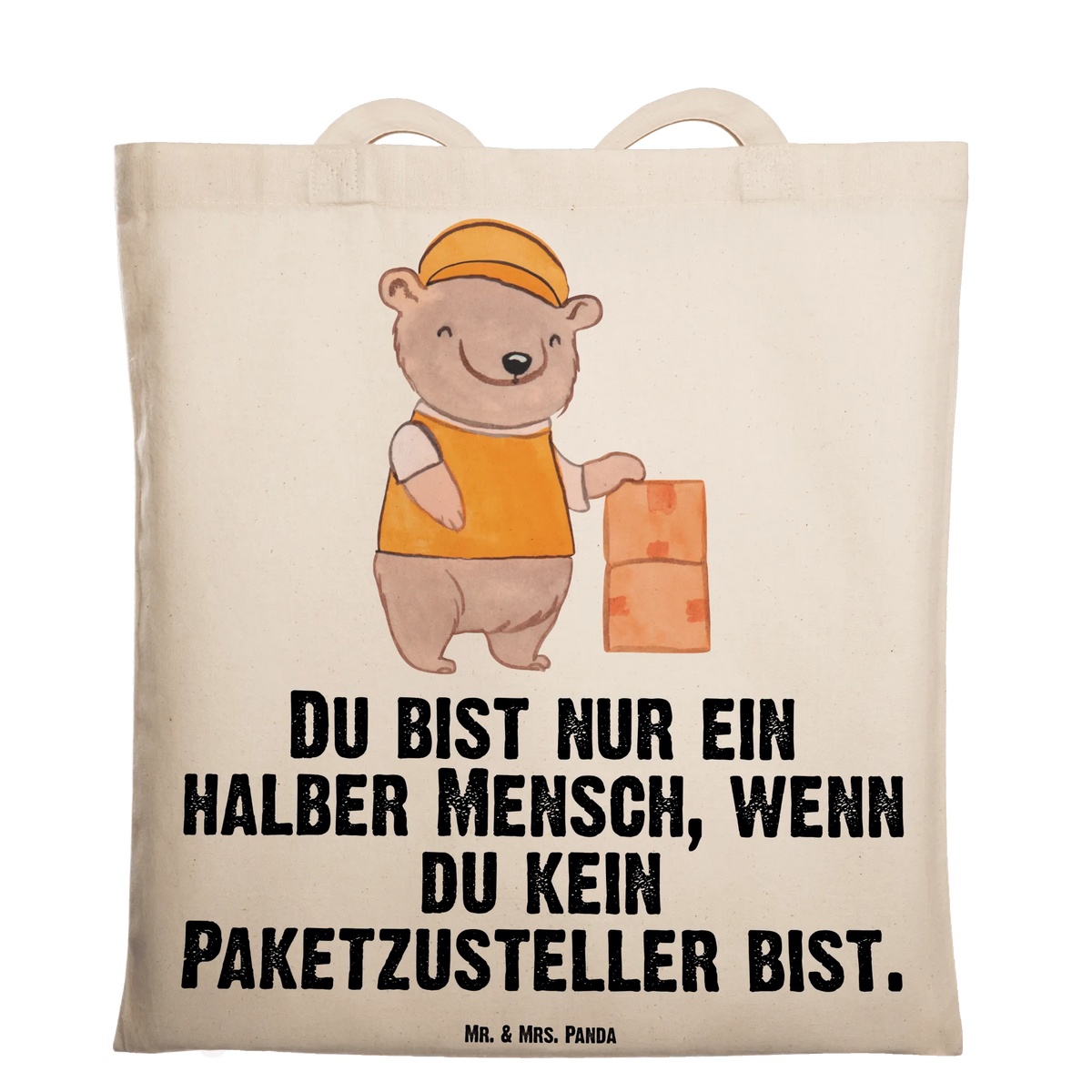 Tote bag Package Delivery Person heart anniversary, retirement, promotion, job start, profession, gift idea, sayings, best, farewell gift, gift, passing exam