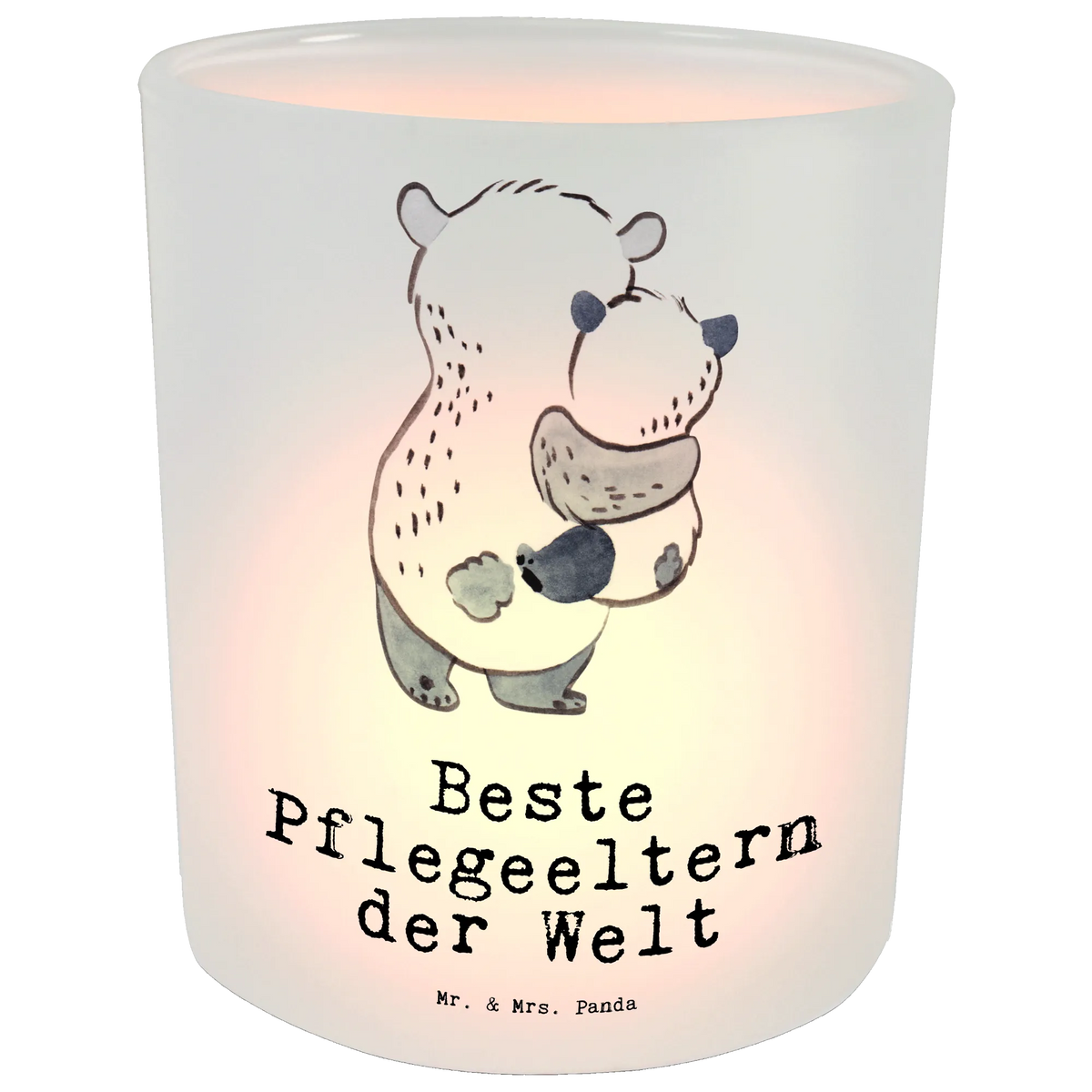 Lantern panda Best foster parents in the world tealight holder, Wind light, glass tealight, for, thank you, gift, giving, birthday, birthday present, gift idea, souvenir, make you happy, gift tip, adoption, parents couple, parents, foster parents, mom and dad, mom, family, daddy, foster child, dad, mommy
