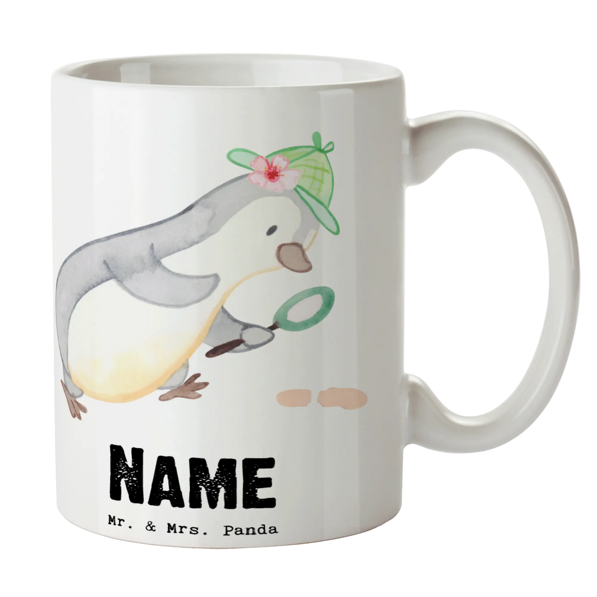 Personalised cup Detective Heart gift, sayings, gift idea, best, farewell gift, passing exam, anniversary, retirement, promotion, job start, profession