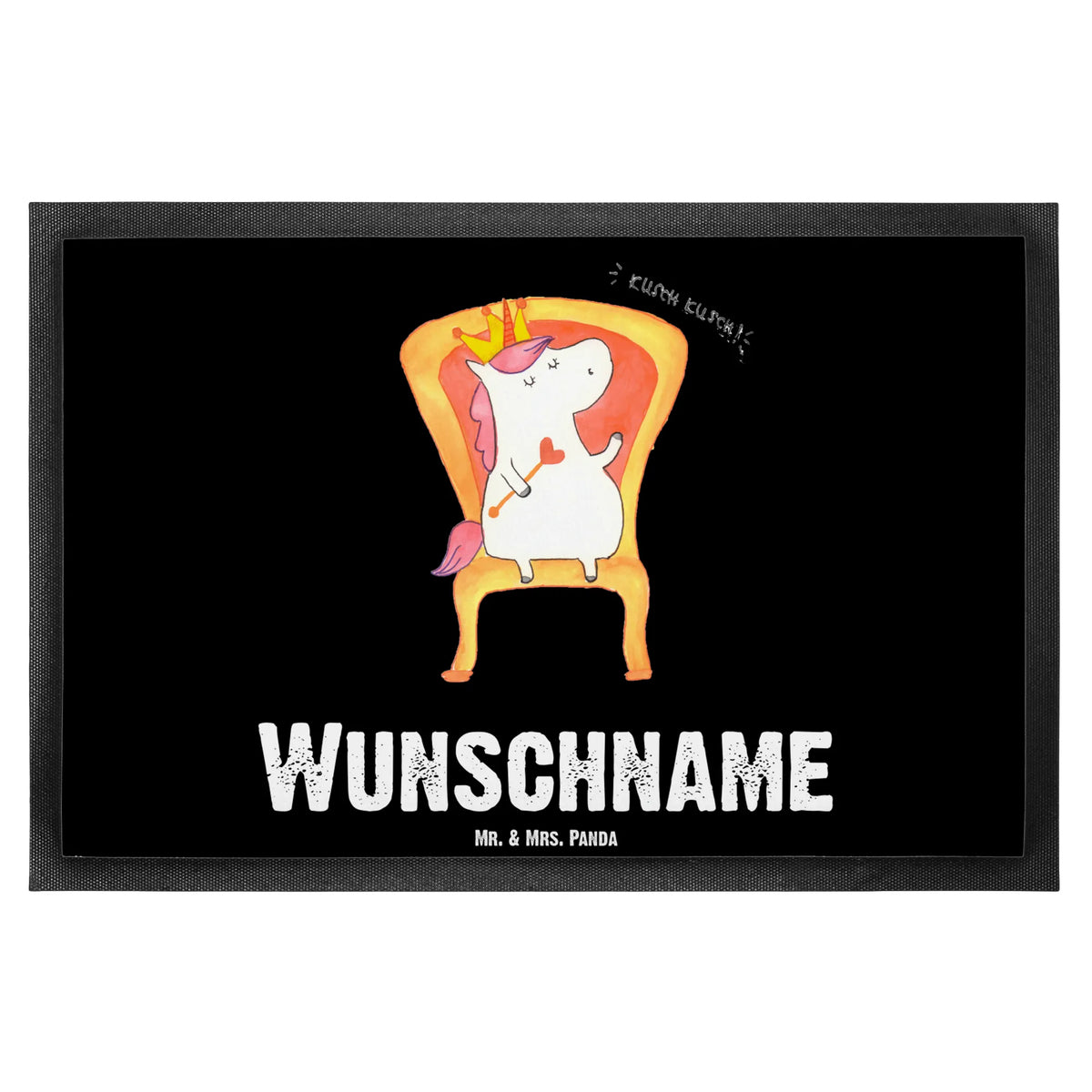 Personalized doormat unicorn king unicorn, unicorns, Unicorn, friend gift, Crown, Princess, Prosecco, Emperor, Present friend, Ruler, President, Chancellor, King