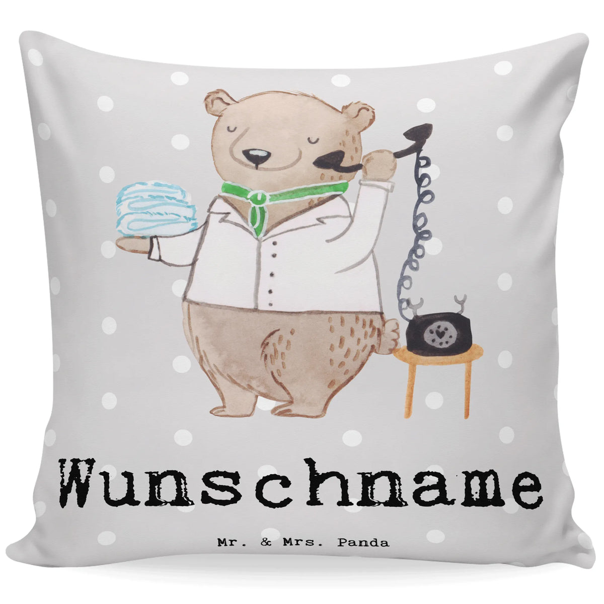 Personalised cushion Hotel Manager Heart gift, gift idea, best, farewell gift, passing exam, anniversary, retirement, promotion, job start, sayings, funny, profession