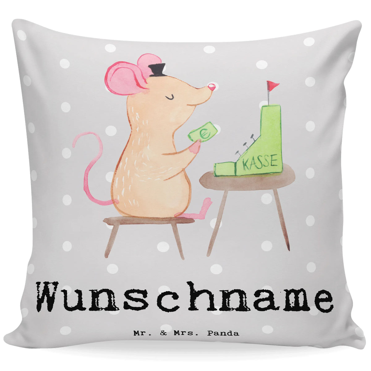 Personalised cushion cashier heart gift, gift idea, best, farewell gift, passing exam, anniversary, retirement, promotion, job start, sayings, funny, profession