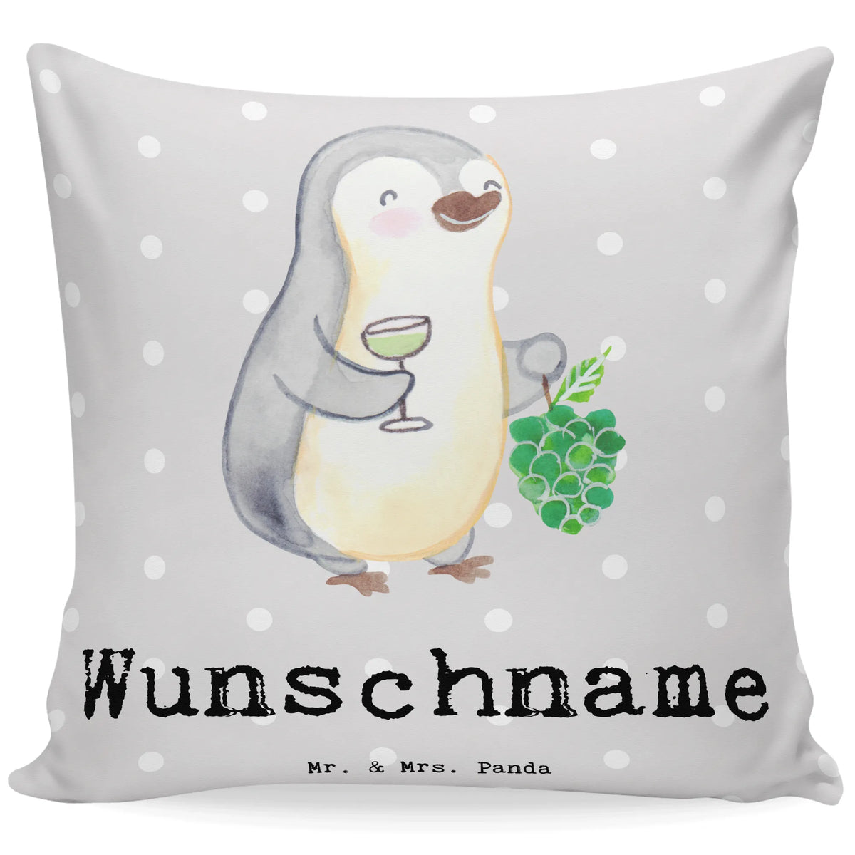 Personalised cushion winemaker heart gift, gift idea, best, farewell gift, passing exam, anniversary, retirement, promotion, job start, sayings, funny, profession