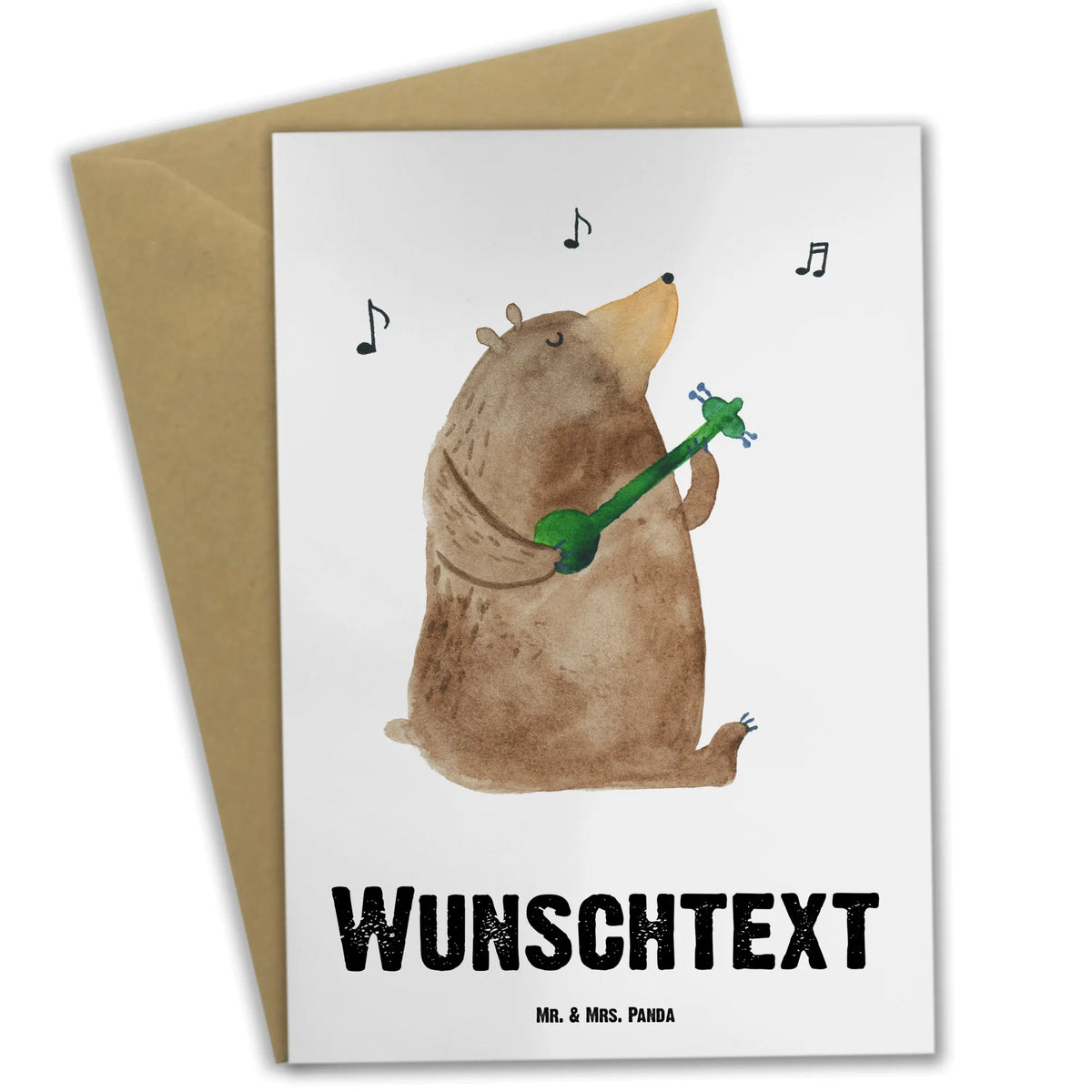Personalised greetings card bear song bear, teddy, teddy bear, cuddly toy, valentine, woman, song, heart, love, partner, saying, Bear, gift, love song, girlfriend