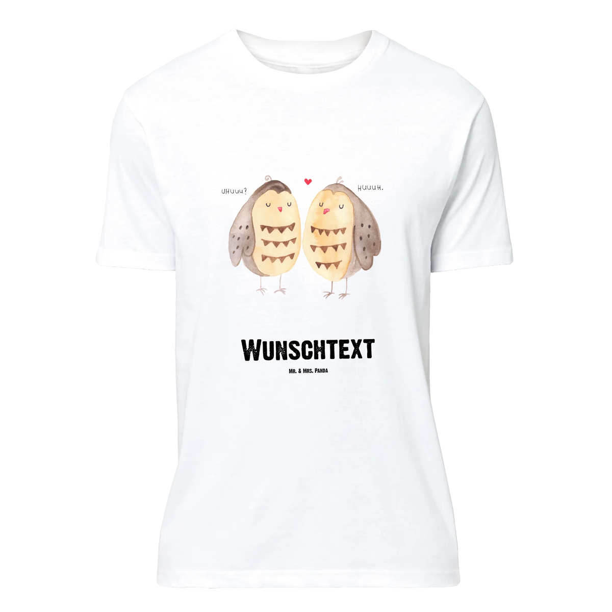 Personalisiertes T-Shirt Eulen Liebe T-Shirt mit Aufruck, T-Shirt mit Namen, T-Shirt Personalisiert, Eule, Eule Deko, Freund, Hochzeit Spruch, Freundin Geschenk, Liebe, Wortspiel Lustig, All You Need Is Love, Liebe Spruch, Owl