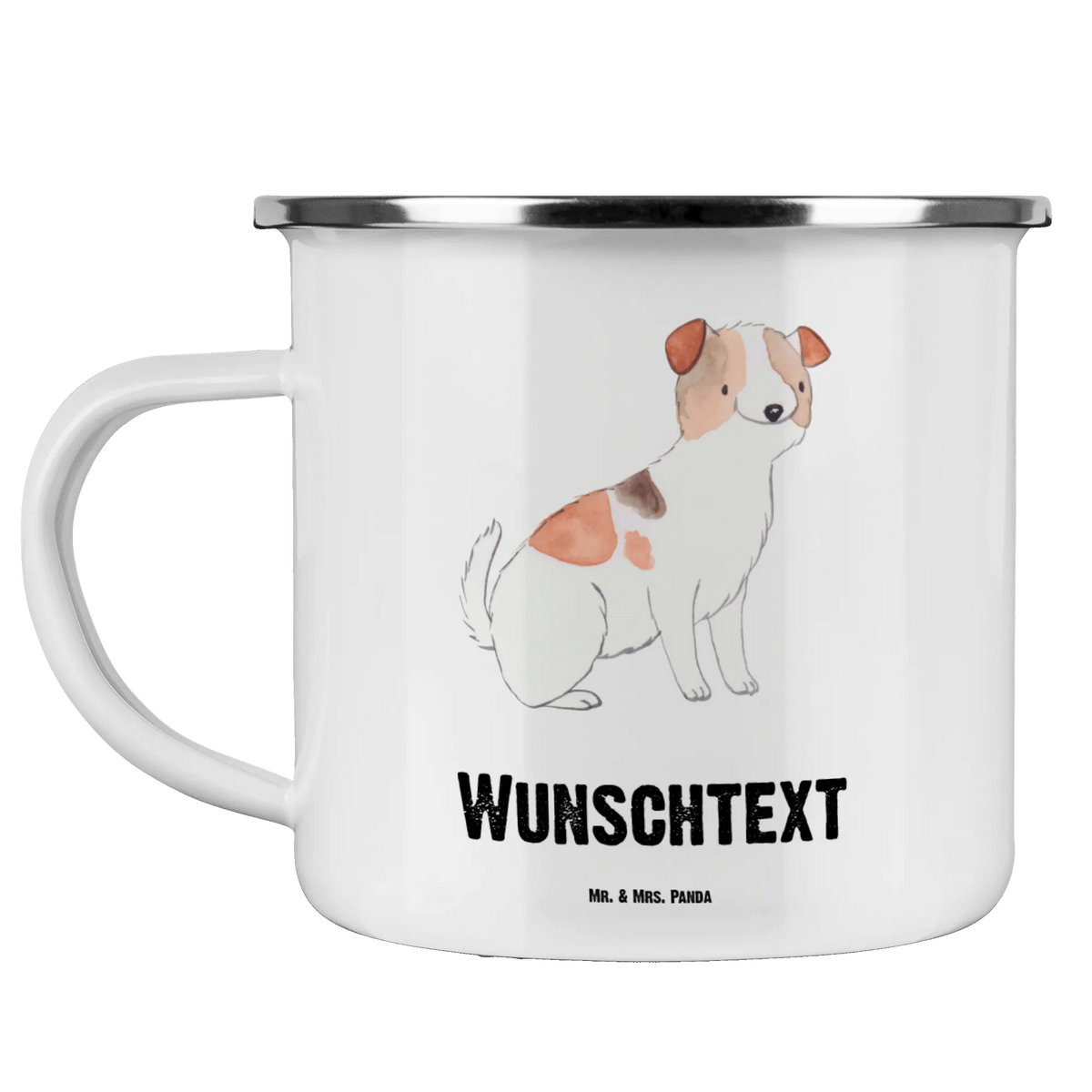 Spersonalizowany kubek emaliowany Jack Russell Terrier ratownik życia Pies, rasa psa, pies rasowy, właściciel psa, prezent, miłośnik zwierząt, dawanie, szczeniak