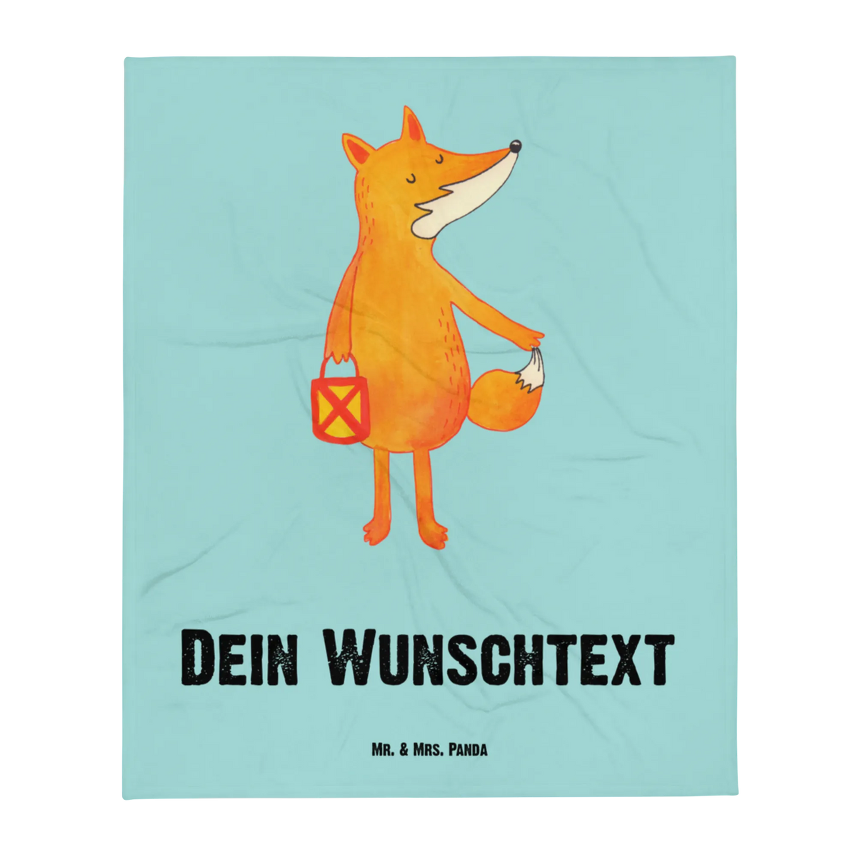 Baby blanket with name Fox Lantern animal lover, foxes, forest wildlife, clever as a fox, Foxes, Caesar Otto Hugo Flaischlen, Lantern, Saint Martin, Spell comforting, Cheer up, Lovesickness Spell, Lantern parade
