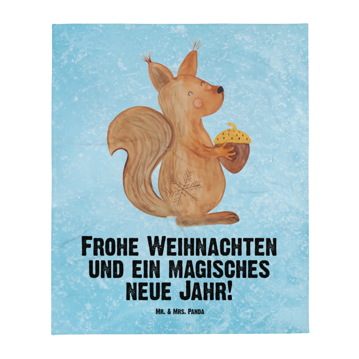 Babydecke Eichhörnchen Weihnachten