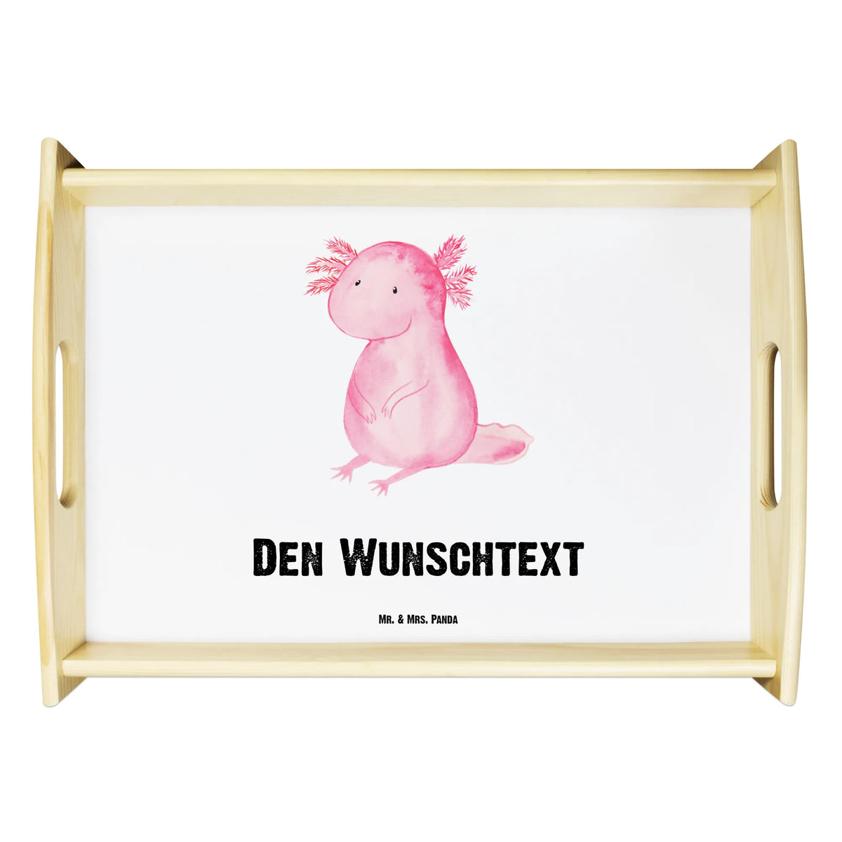 Spersonalizowana taca serwisowa aksolotl null Axolotl, Molch