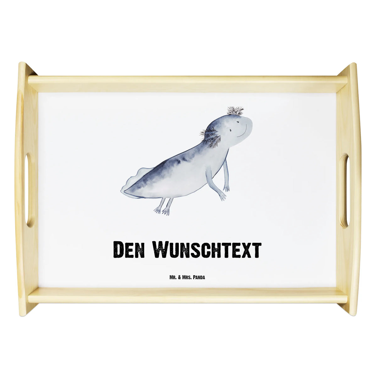 Personalised serving tray axolotl To swim Axolotl, Axelotl, marine animals, Mexican walking fish, salamander, problems, motivation, axolot, problem, amphibians, solutions, tail