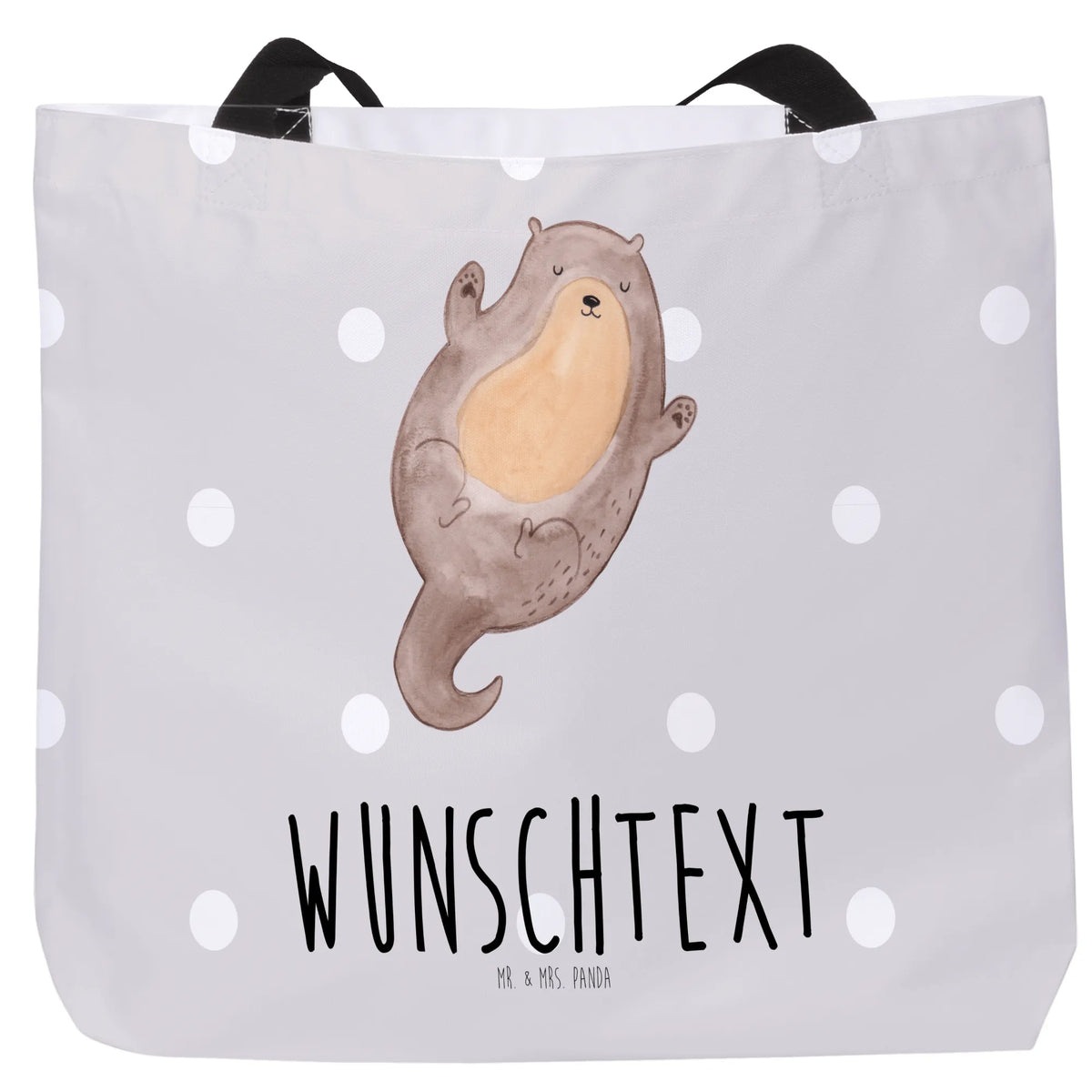 Personalised shopper otter Embrace animal lover, marten, sea otter, European otter, water mammal, aquatic animal, baby otter, predator, water, otter gifts, gift ideas for animal lovers, animal, mammal, water animal, gifts for people in love, Otter Sea Otter Lake Otter