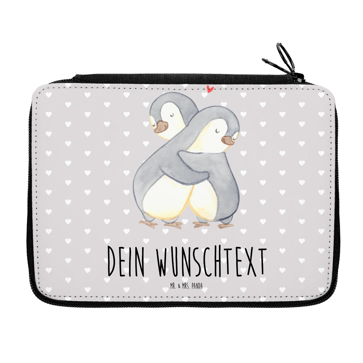 Personalizowany piórnik Pingwiny przytulanie
