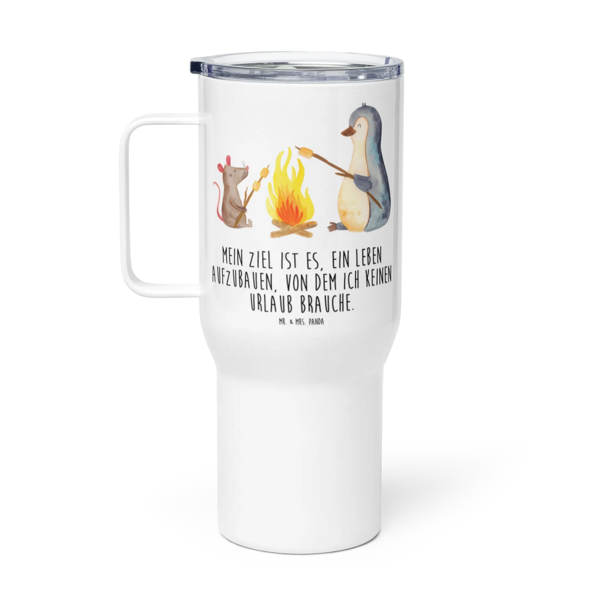 XXL Thermobecher Pinguin Lagerfeuer XL Reisetasse, XL Thermobecher, Mehrwegbecher, Teebecher, Isolierbecher, Edelstahl Tasse, Teetasse, Autobecher, Trinkgefäß, To-Go-Becher, Mehrweg-Kaffeebecher, Großer Thermobecher, Reisebecher, getränkebecher, Edelstahl-Thermobecher, Edelstahlbecher, Thermos-Becher, Jumbo Becher, Kaffee-to-go-Becher, Kaffee-Thermobecher, thermosbecher, Thermobecher, Pinguin, Lebensmotivation, Büro, Leben, Job, Neustart, Motivation, Pinguine, Liebe, Maus, Arbeit, Büroalltag, Marshmallows, Grillen, Feuer, Lagerfeuer, Lebensspruch