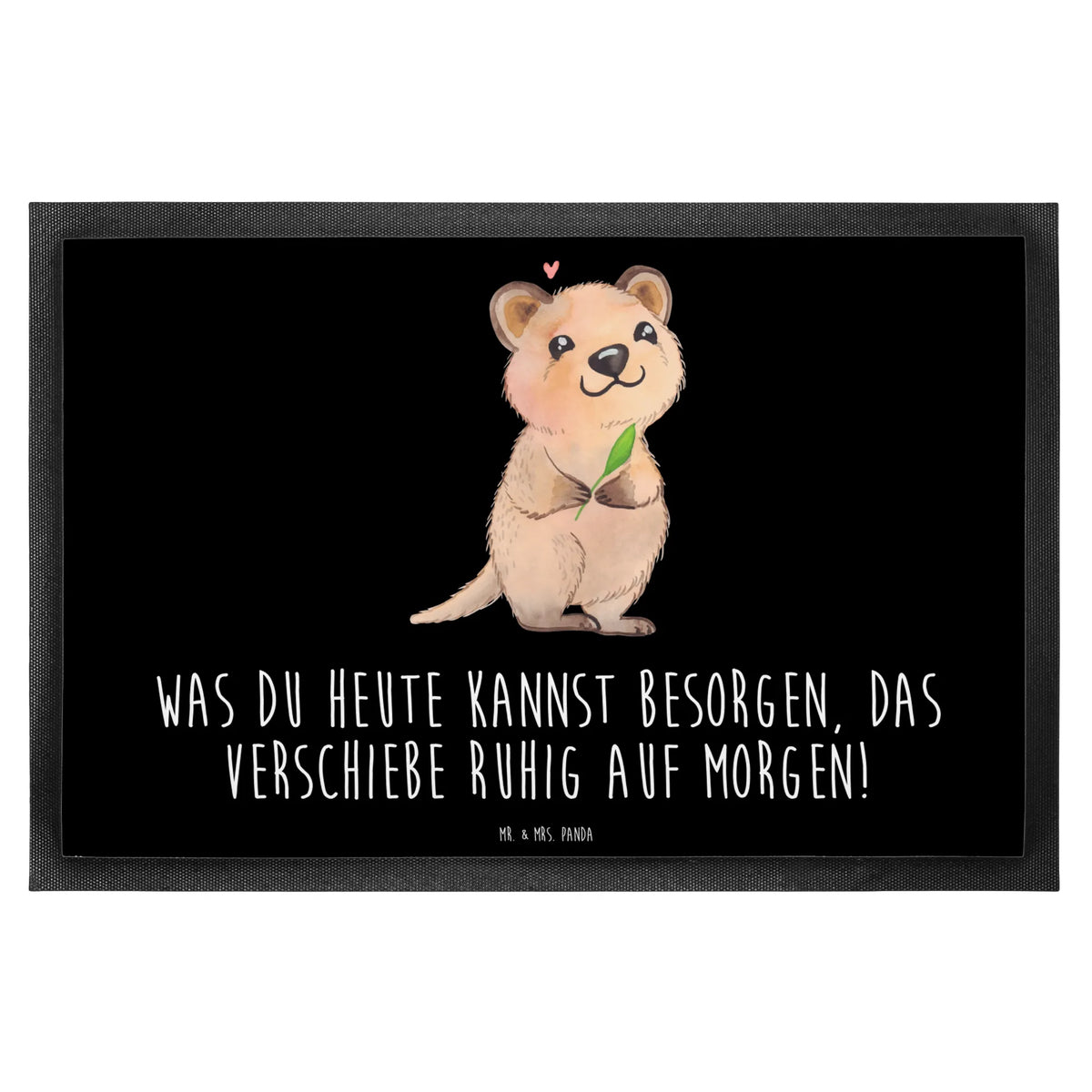 Doormat Quokka Happy gift ideas, small animals, card, gifts, animal lover, special gifts, good mood, funny sayings, hand drawn, cute animal motives, cute