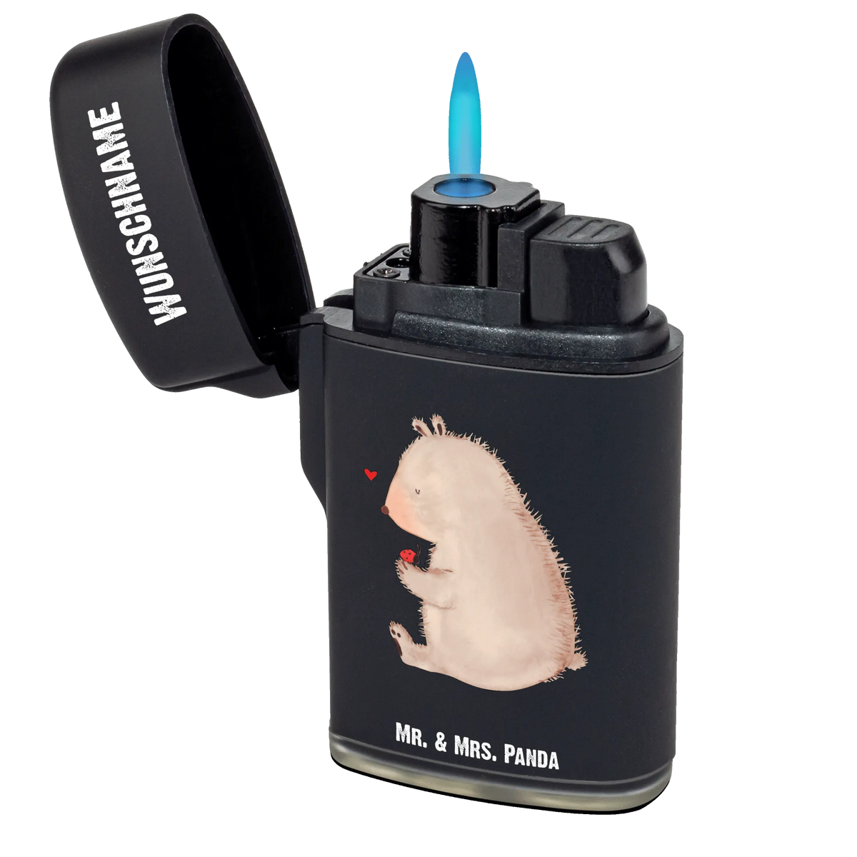 Personalised lighter bear ladybug Feuerzeug mit Name, Gasfeuerzeug personalisiert, Personalisierbares Feuerzeug, Feuerzeug Personalisiert, Personalisiertes Feuerzeug, Individuelles Feuerzeug, Teddy, Bär, Teddybär, Motivation, Liebe, Das Leben Ist schön, Marienkäfer, Freiheit