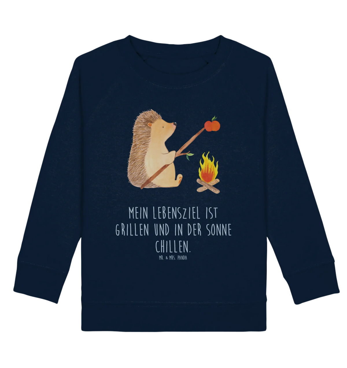 Organic Kinder Pullover Igel Grillen Kinder Pullover, Kinder Sweatshirt, Tiermotive, Lustige Sprüche, Tiere, Gute Laune, Ziele, Igel, Motivation, Spruch, Sinn Des Lebens, Grillen, Arbeitslos