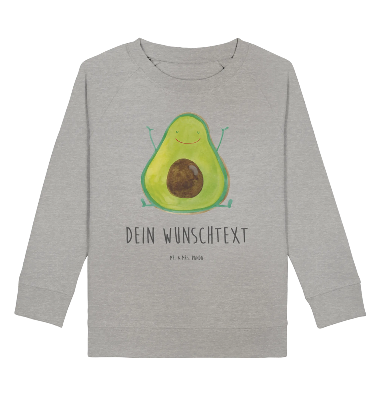 Personalisierter Kinder Pullover Avocado Glücklich Personalisierter Kinder Pullover, Personalisiertes Kinder Sweatshirt, Avocado, Veggie, Vegan, Gesund, Chaos