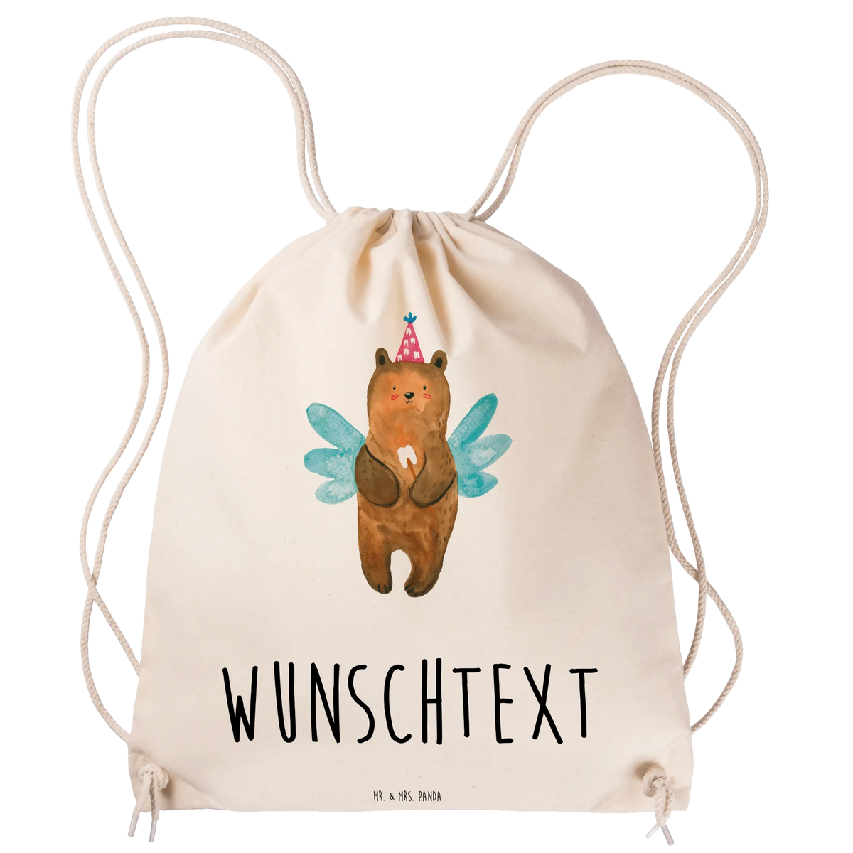 Personalized Sports Bag bear tooth fairy bear, teddy, teddy bear, cuddly toy, Tooth fairy, fairy, milk tooth, first tooth
