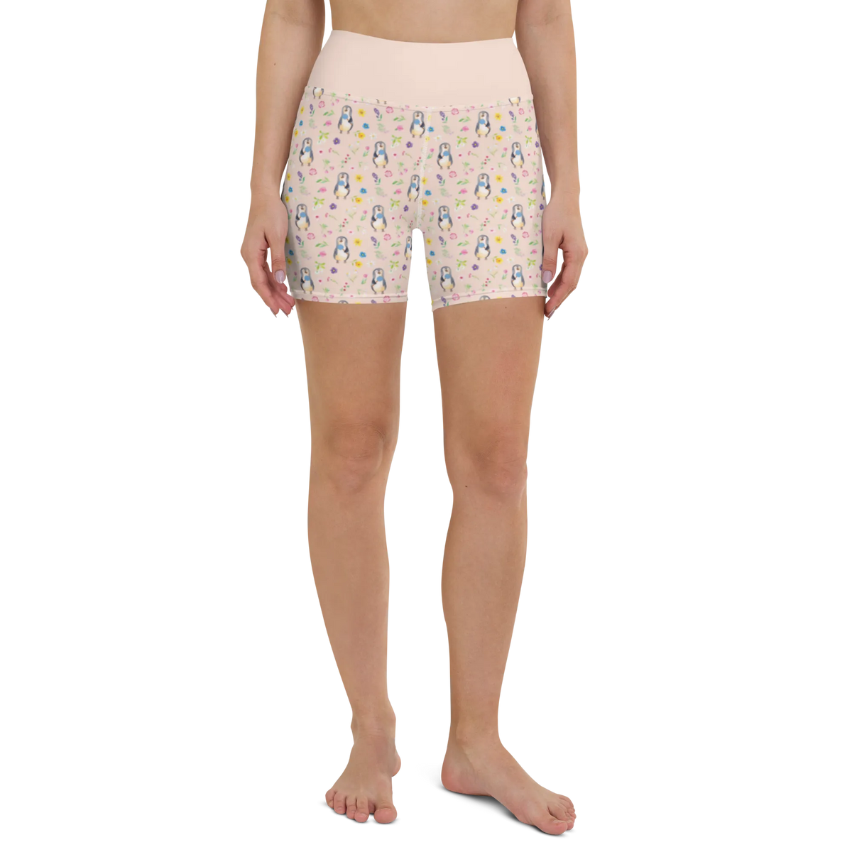 Szorty do jogi pingwin lizak Sportbekleidung, Sportshorts, Sportshorts Damen, Yogashorts, Yogabekleidung, Yoga Shorts Damen, Yoga Shorts, Sporthose, Fitnesshose, Pinguin, Spruch, Rebell, Pinguine, Blödsinn, Rabauke, Ganove, Gauner, Süßigkeiten, Lolli