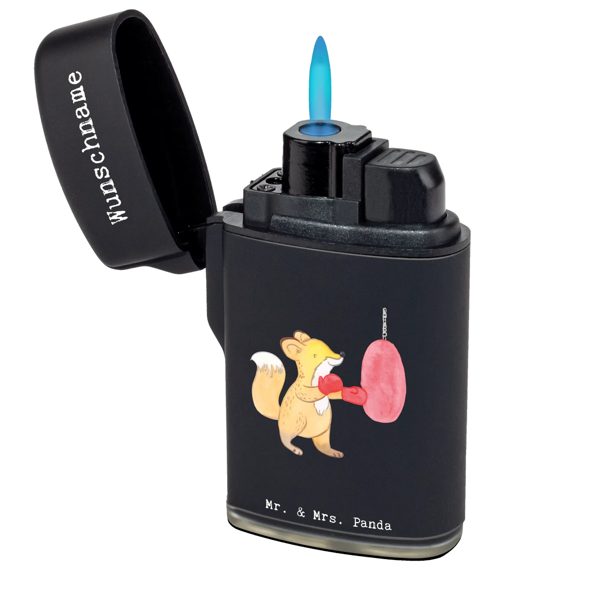Personalisiertes Feuerzeug Fuchs Boxen Individuelles Feuerzeug, Personalisierbares Feuerzeug, Personalisiertes Feuerzeug, Feuerzeug Personalisiert, Feuerzeug mit Name, Gasfeuerzeug personalisiert, Geschenk, Schenken, Sport, Sportart, Hobby, Danke, Dankeschön, Auszeichnung, Gewinn, Sportler, Boxtraining, Boxen, Boxkampf