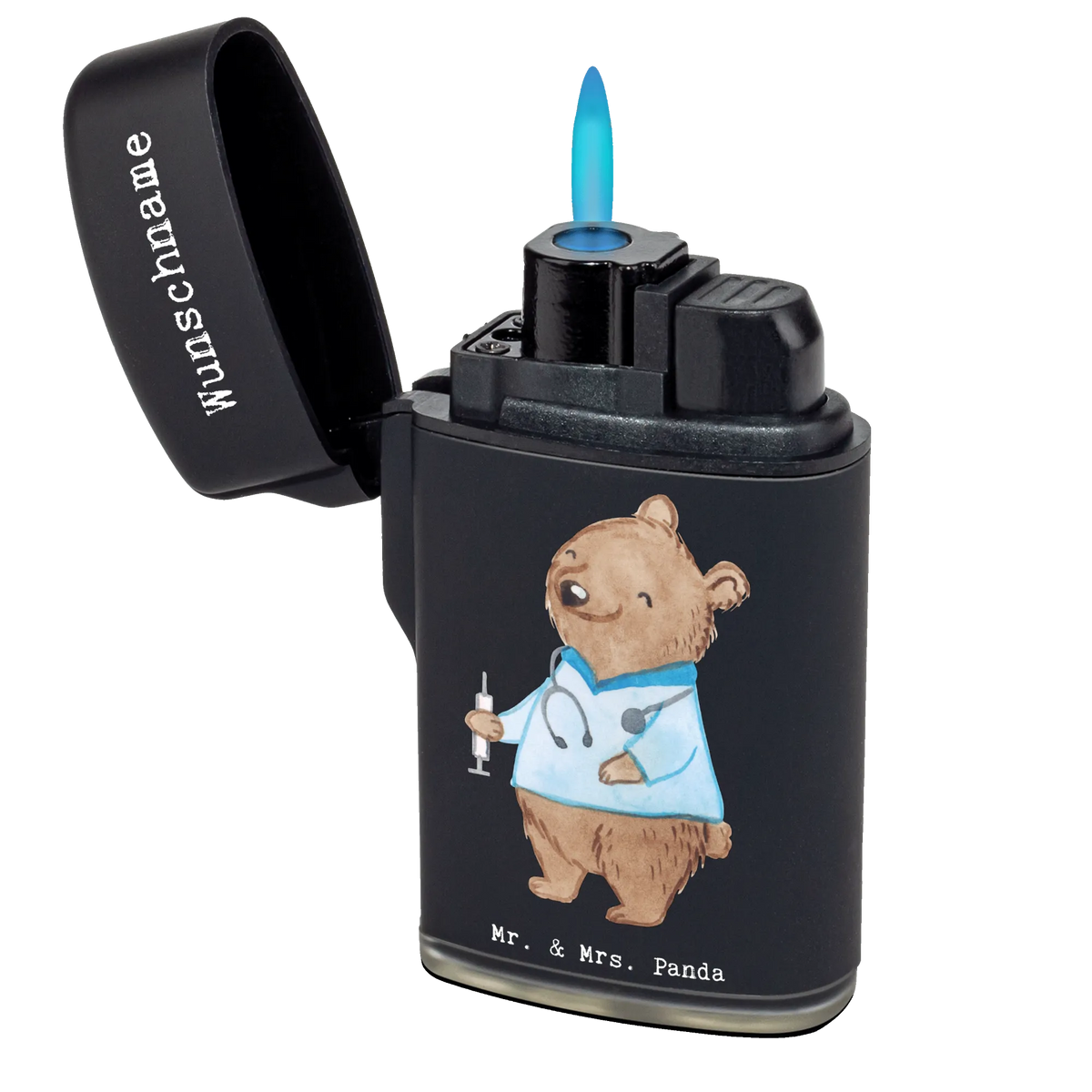 Personalised lighter anesthesiologist Heart gift, gift idea, best, farewell gift, passing exam, anniversary, retirement, promotion, job start, sayings, funny, profession