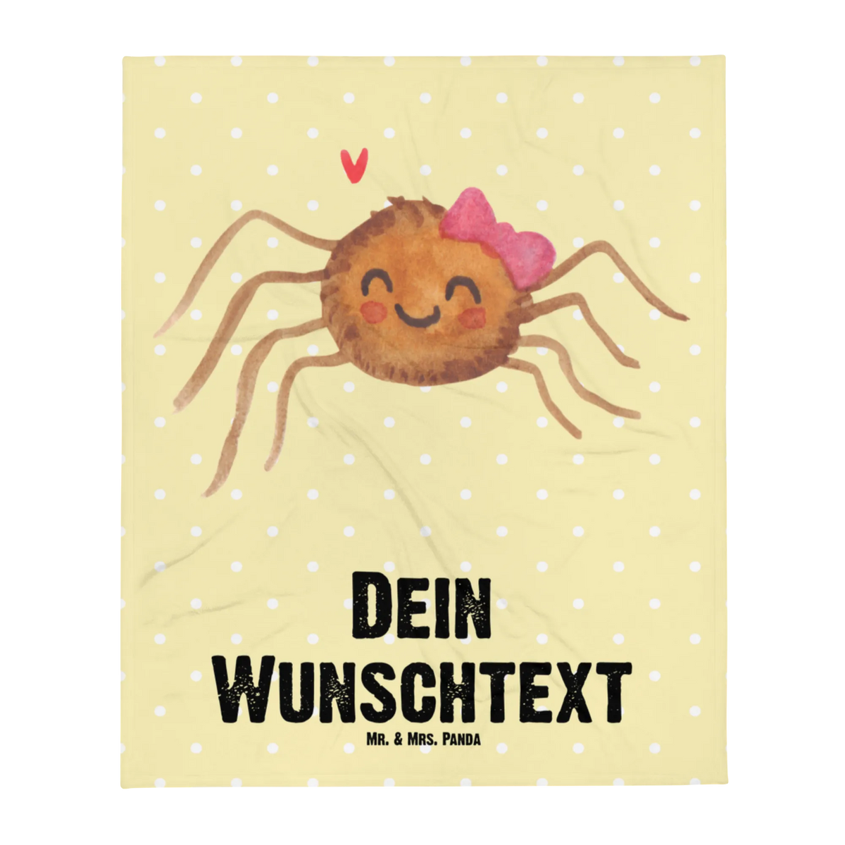 Baby blanket with name Spider Agathe Joy Spider Agathe, Spider