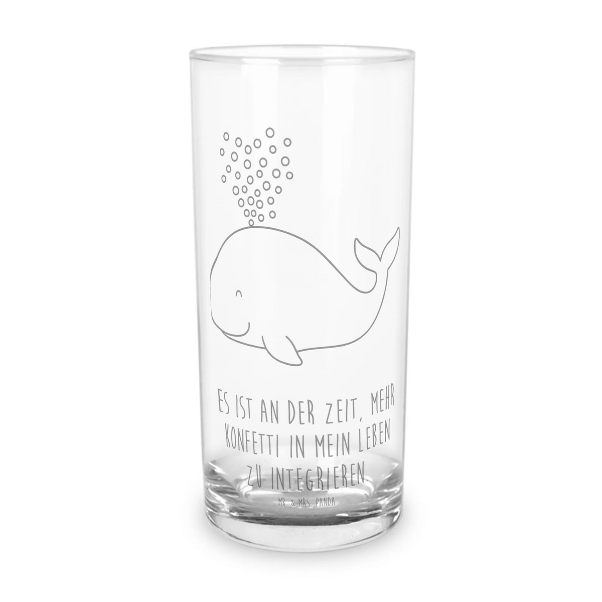 Water Glass whale confetti gift ideas, vacation, Seafood, aquatic animals, ocean, shells, corals, reef, whale, narwhal, sea urchin, lobster, platypus, manatee, crocodile, shrimp, gifts for seafood lovers, water world, underwater animals, underwater world, deep sea, seafood fans, seafood decoration, seafood posters, period of life, new start, birthday, whales, new beginning, separation, losing weight, diet, Whale, confetti
