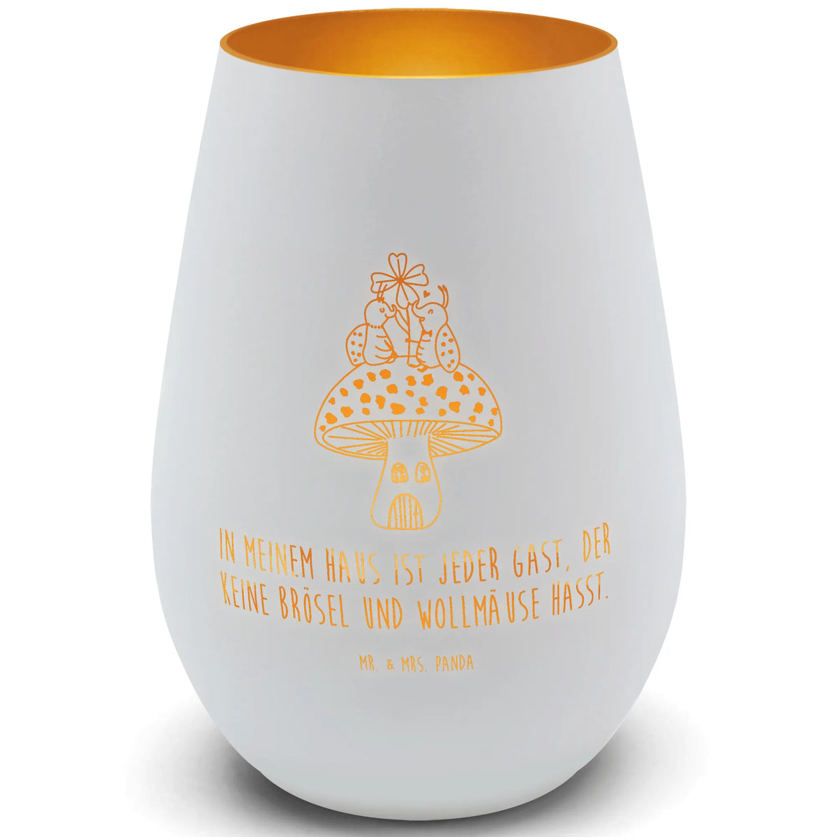 Gold Lantern ladybug toadstool small animals, cute, funny, cute animal motives, hand drawn, small world, funny sayings, good mood, happy, gifts, gift ideas, special gifts, animal lover, card, house of fleshy fungi, at home, flat, ladybird, house, toadstool