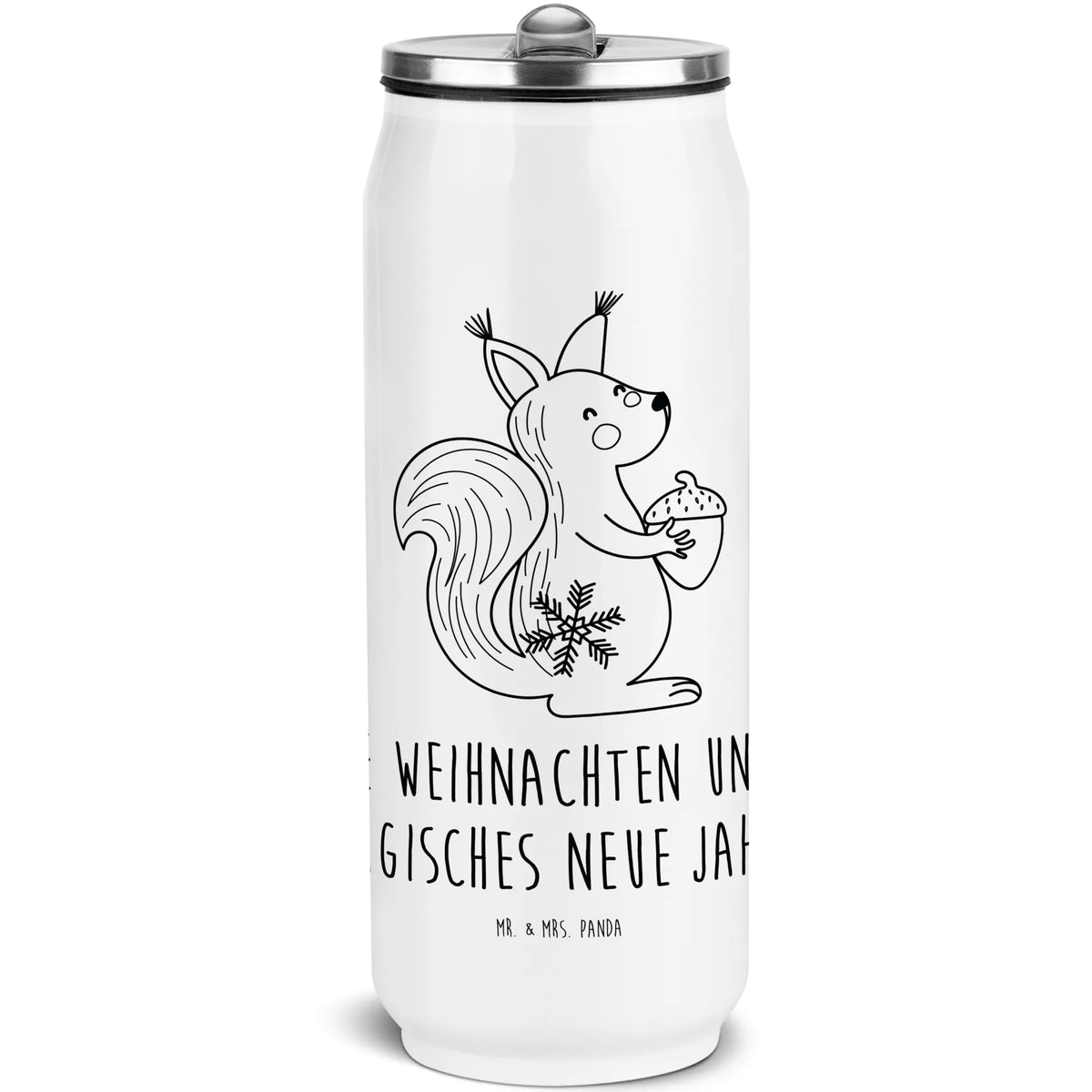 Personalized Beverage Cans Drinking Bottle Squirrel Christmas Christmas time, snow, Bird, Christmas Theme, New Year, Merry Christmas, Happy New Year, Christmas Greeting