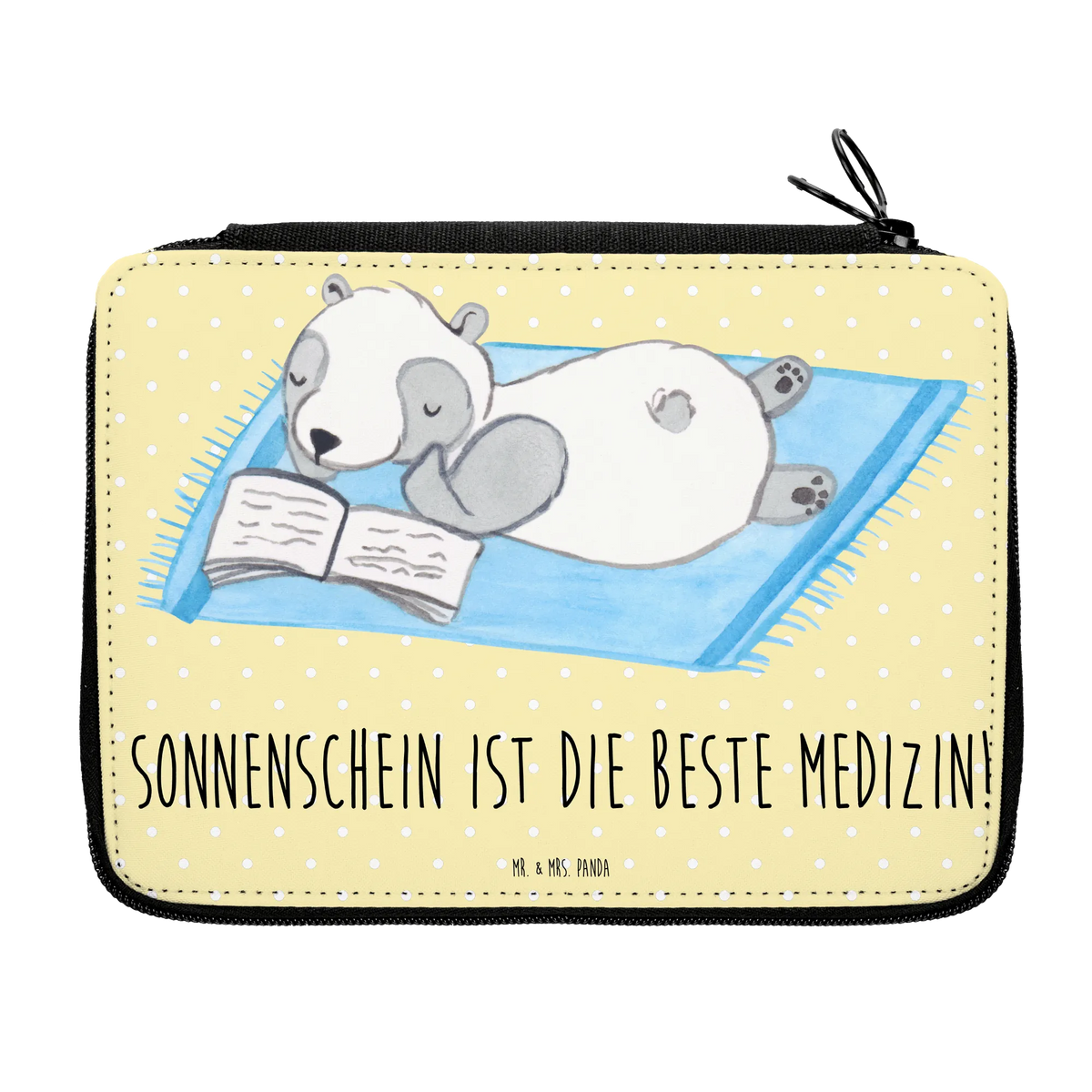 Leather folder cut off Sonnenschein ist die beste Medizin! Motiv summer themes, vacation themes, products for vacationers, summer products