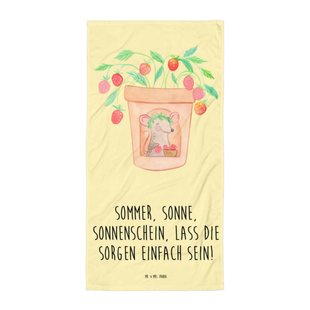 XL ręcznik kąpielowy Sommer, Sonne, Sonnenschein, lass die Sorgen einfach sein! Lato, motywy letnie, motywy wakacyjne, produkty dla urlopowiczów, produkty letnie